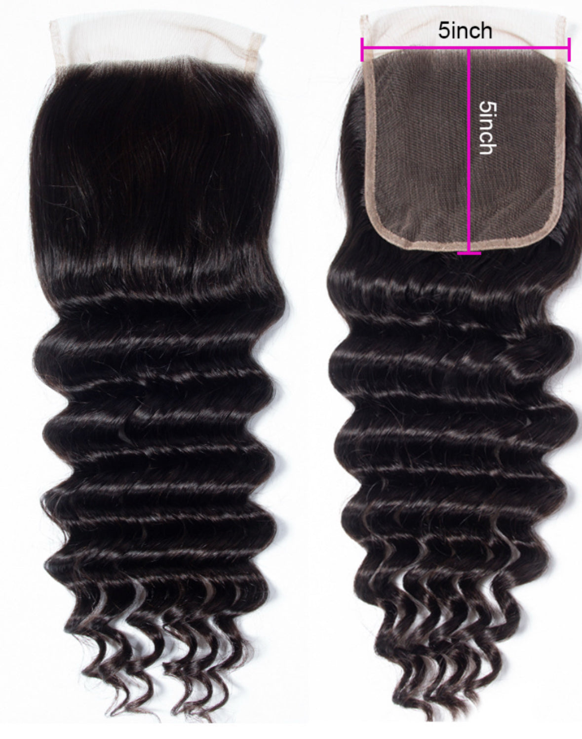 5x5 HD Closure (Raw Hair)